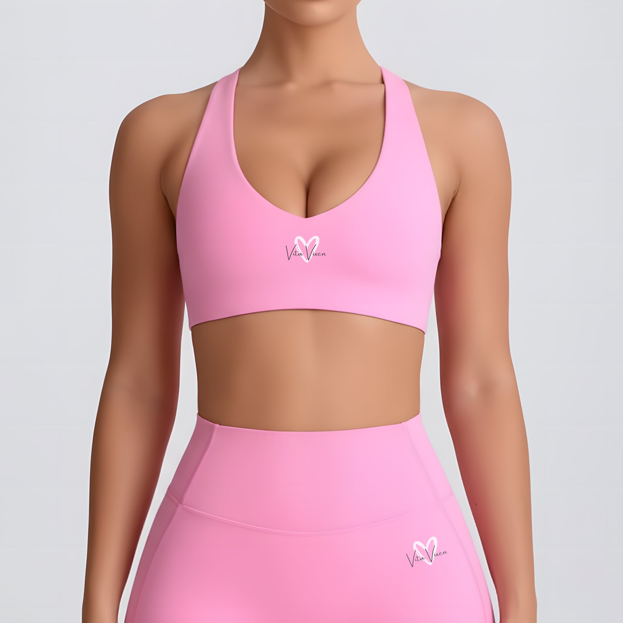 Vixen Heartbreaker Shorts Set- Pink